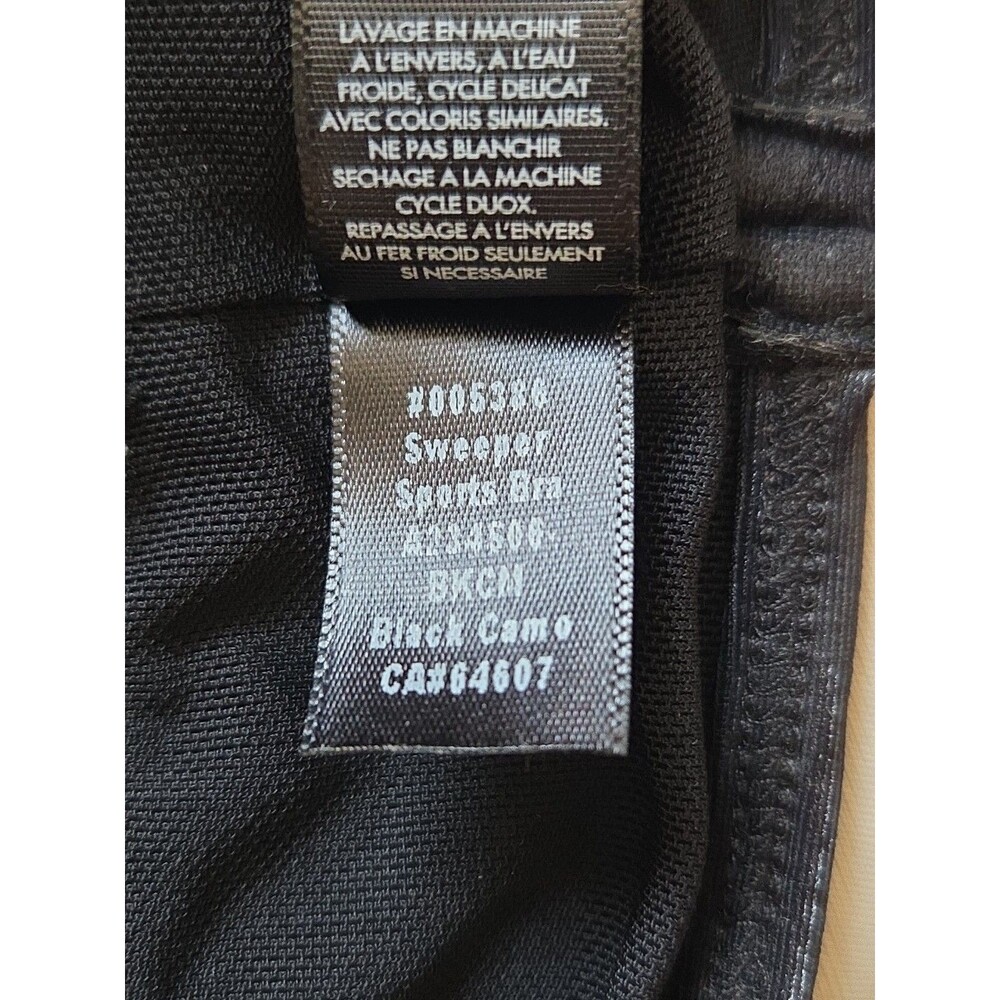 NWT Koral | Size Small | Sweeper Sports Bra in Black Camo - Picture 15 of 16